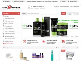 Интернет-магазин косметики для волос и тела «Hair Market» реализует с доставкой