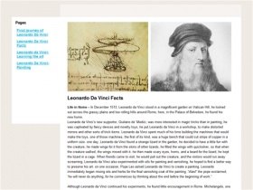 Leonardo Da Vinci Facts