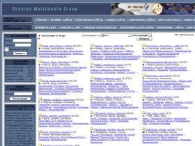 Алфавитный каталог сайтов /от А до Я: главная страница алфавитного каталога