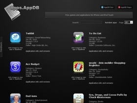 iPhone / iPod Touch Applications DataBase
