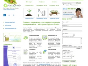 Создание сайтов, продвижение сайтов, поисковая оптимизация сайтов, поддержка сайтов в Санкт-Петербурге | Веб-студия «Optimum Studio»